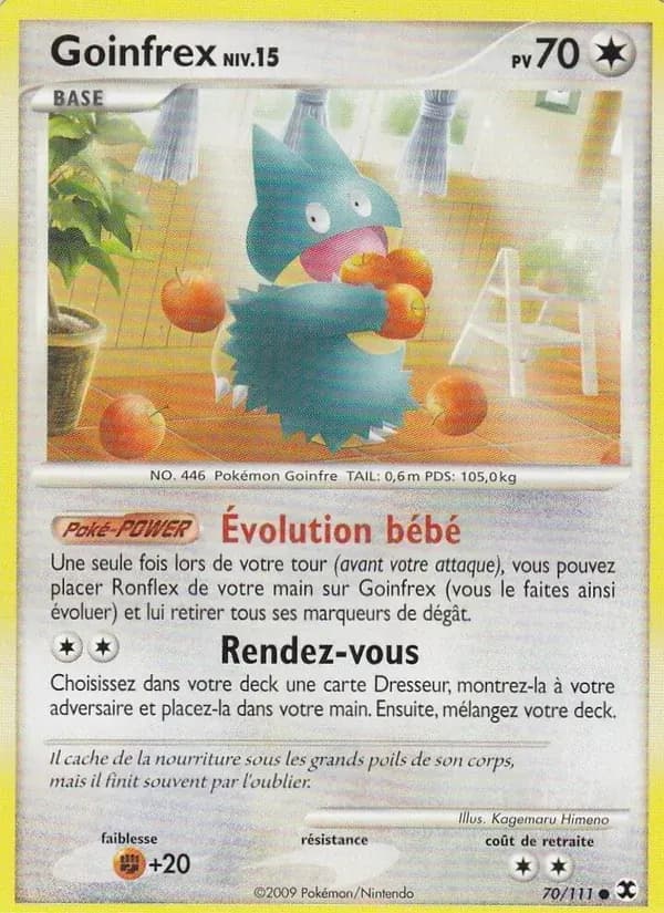 Goinfrex Niv. 15 — Rivaux Émergeants 70 French Pokémon card