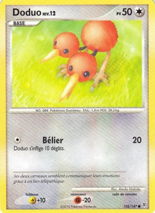 Doduo — Vainqueurs Suprêmes 102 French Pokémon card