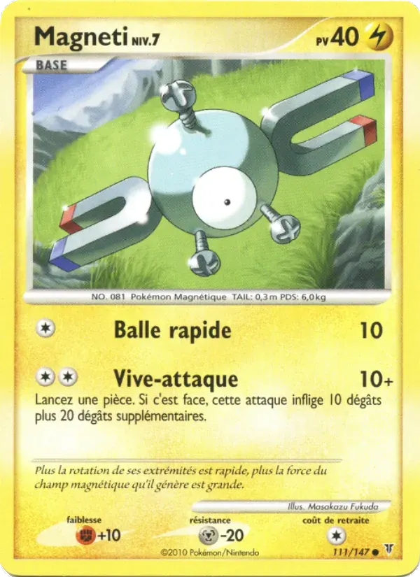Magnéti — Vainqueurs Suprêmes 111 French Pokémon card