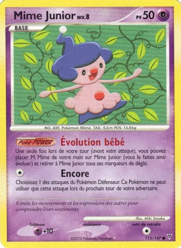 Mime Junior — Vainqueurs Suprêmes 115 French Pokémon card