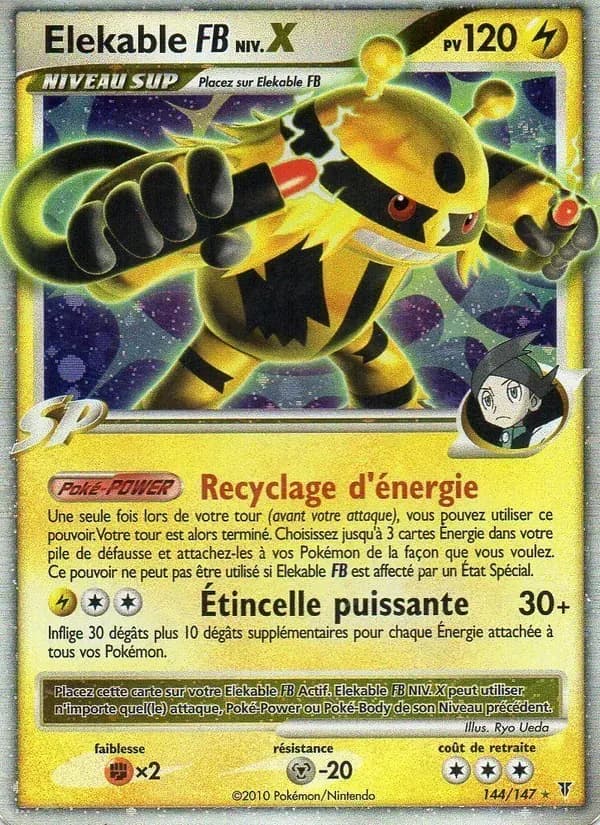 Elekable FB NIV.X — Vainqueurs Suprêmes 144 French Pokémon card