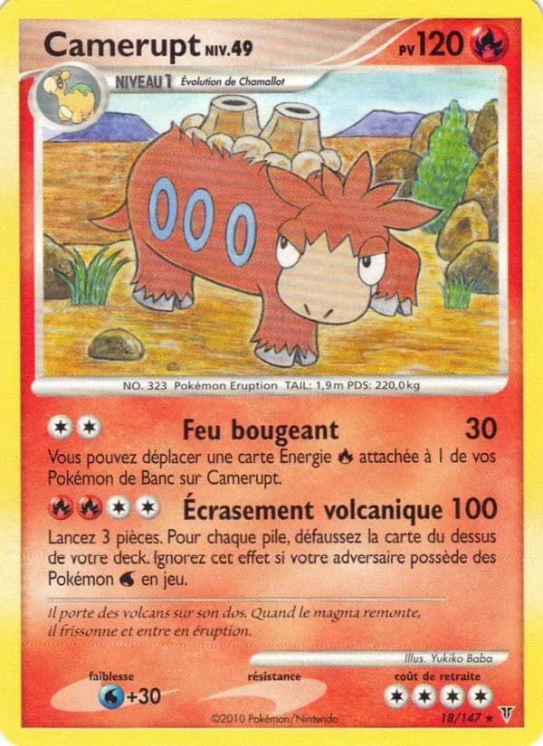 Camérupt — Vainqueurs Suprêmes 18 French Pokémon card