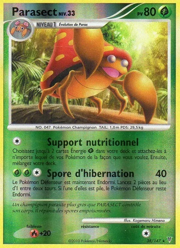 Parasect — Vainqueurs Suprêmes 38 French Pokémon card