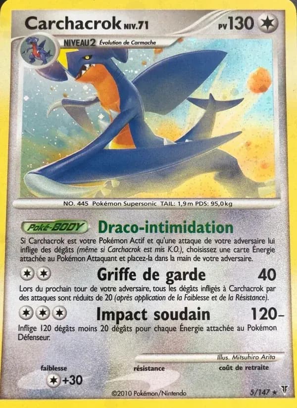 Carchacrok — Vainqueurs Suprêmes 5 French Pokémon card