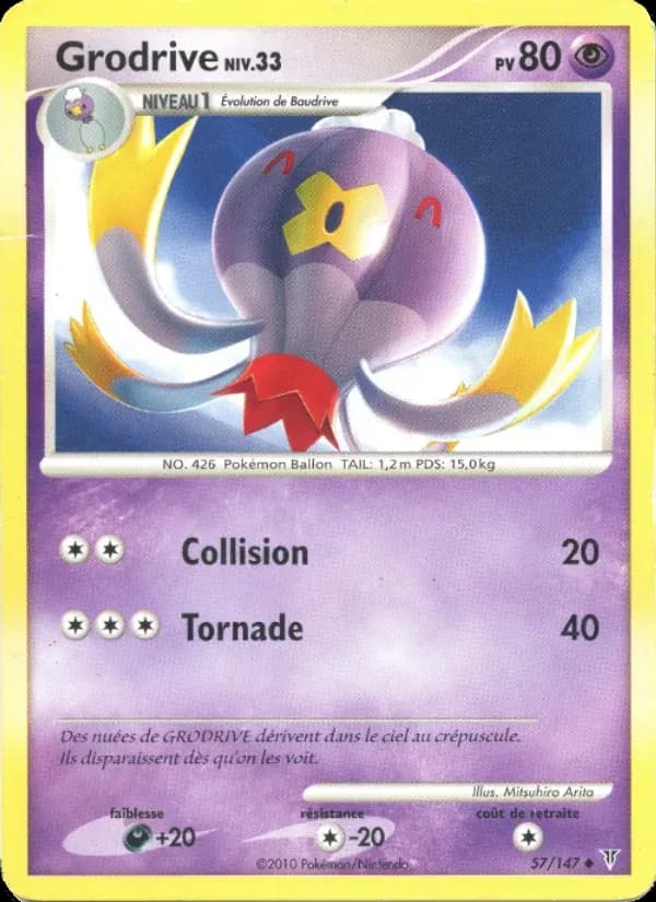 Grodrive — Vainqueurs Suprêmes 57 French Pokémon card