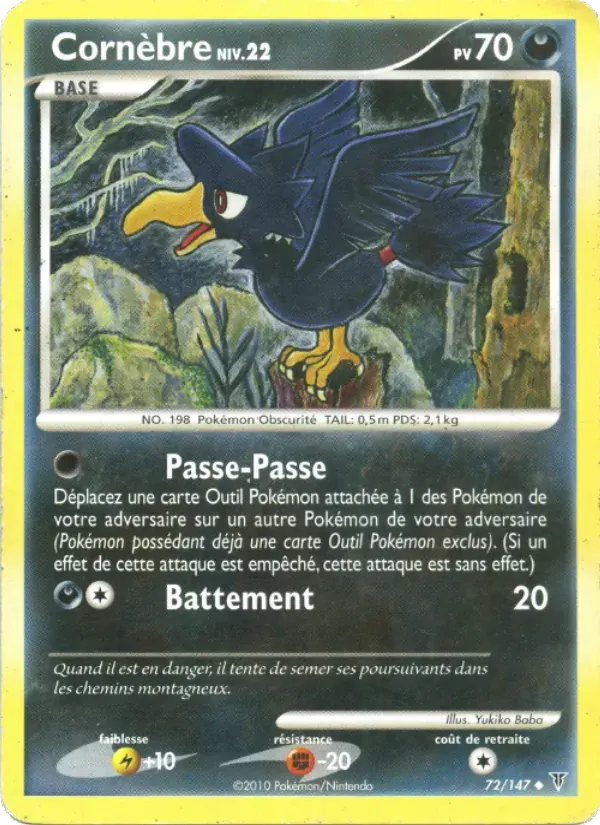 Cornèbre — Vainqueurs Suprêmes 72 French Pokémon card