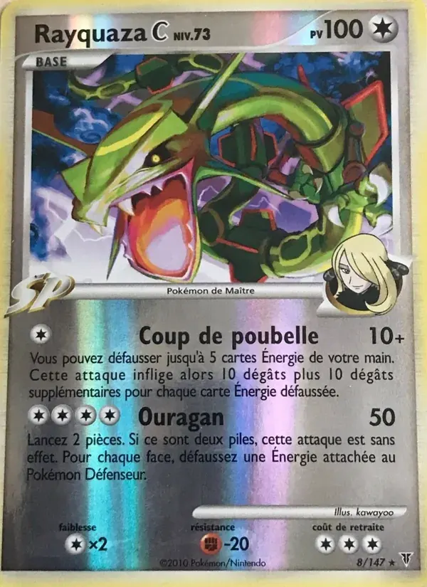 Rayquaza C — Vainqueurs Suprêmes 8 French Pokémon card