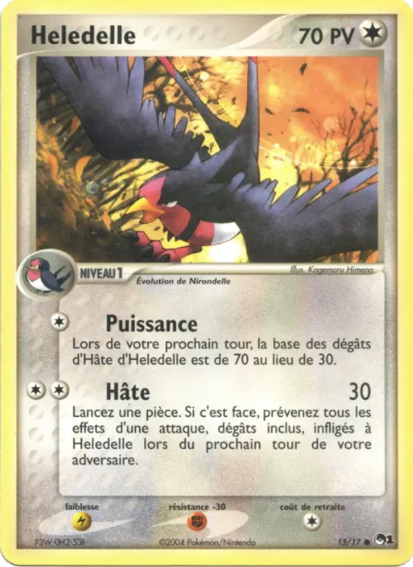 Hélédelle — POP Série 1 15 French Pokémon card