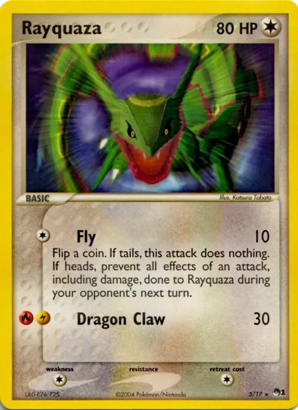 Rayquaza — POP Série 1 3 French Pokémon card