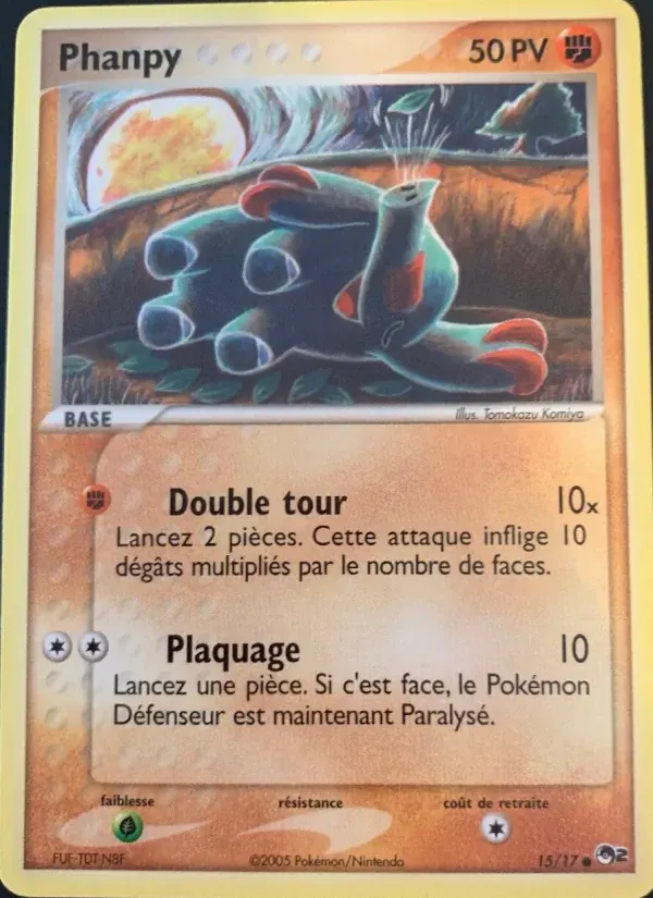 Phanpy — POP Série 2 15 French Pokémon card