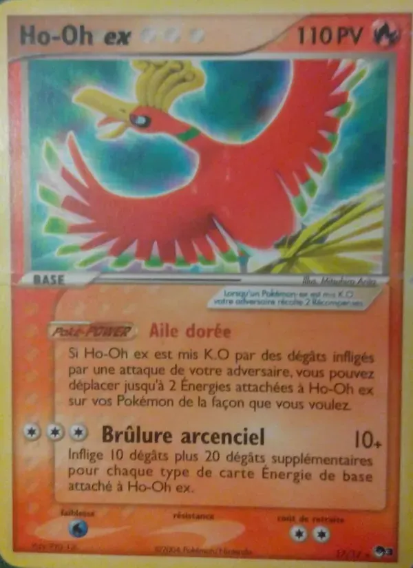 Ho-Oh ex — POP Série 3 17 French Pokémon card