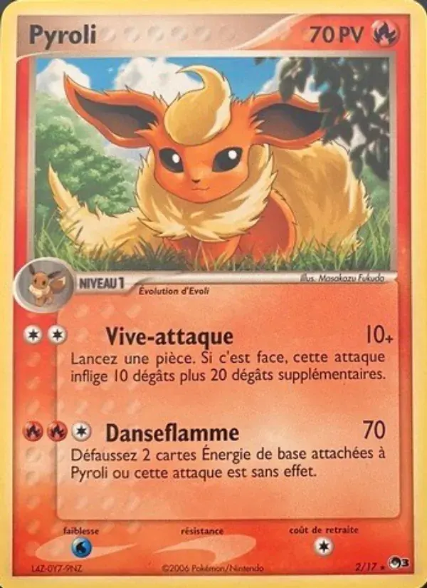 Pyroli — POP Série 3 2 French Pokémon card