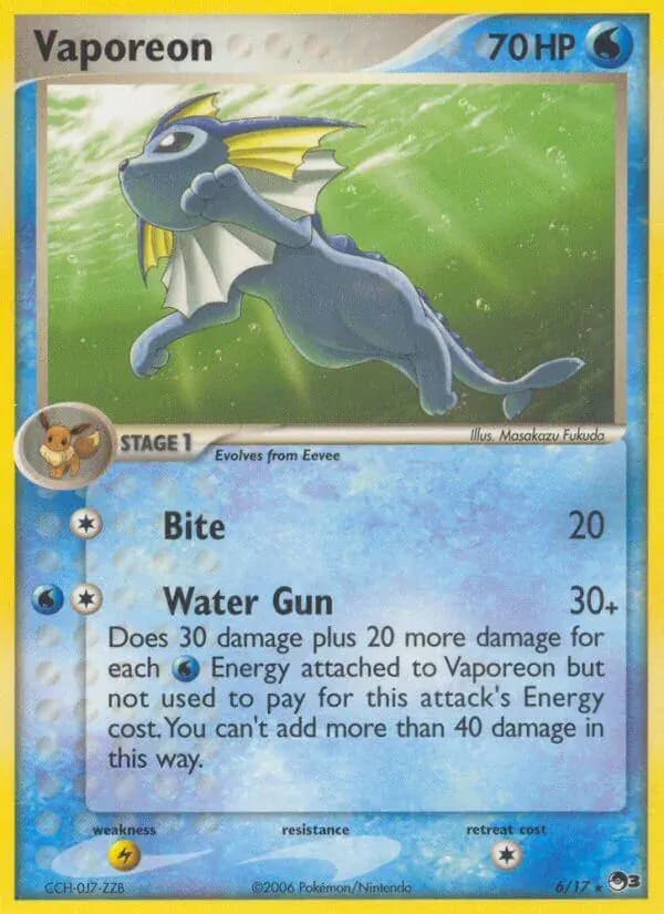 Aquali — POP Série 3 6 French Pokémon card