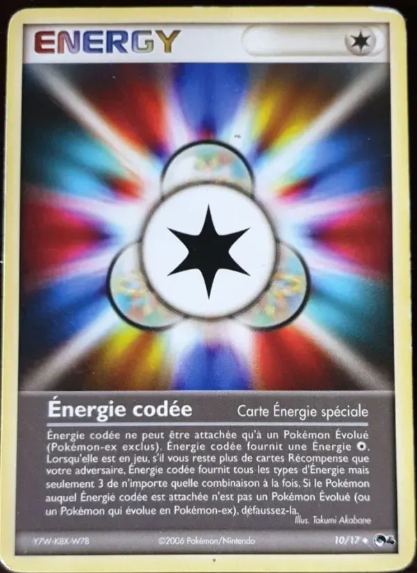 Énergie codée — POP Série 4 10 French Pokémon card