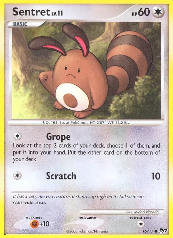 Fouinette — POP Série 7 16 French Pokémon card