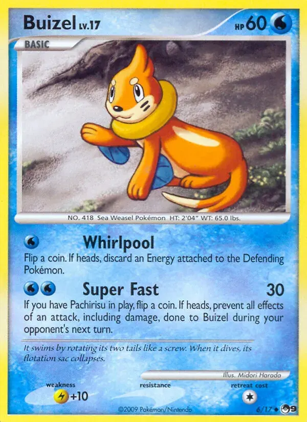 Mustébouée — POP Série 9 6 French Pokémon card
