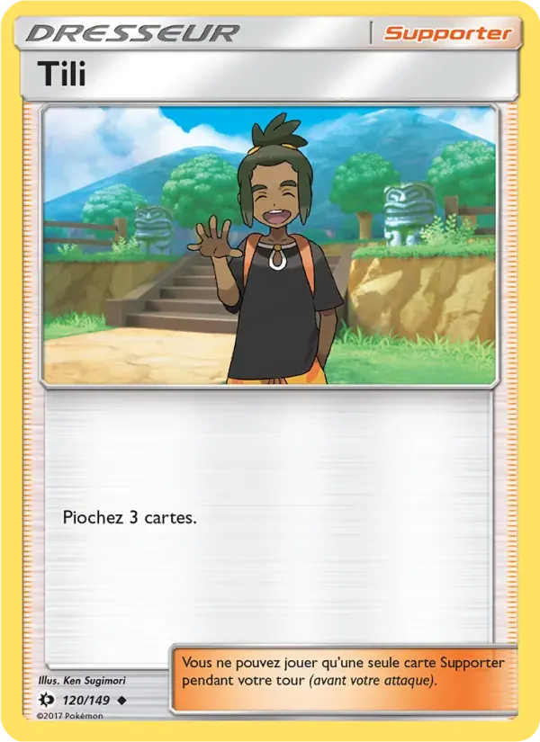 Tili — Soleil et Lune 120 French Pokémon card