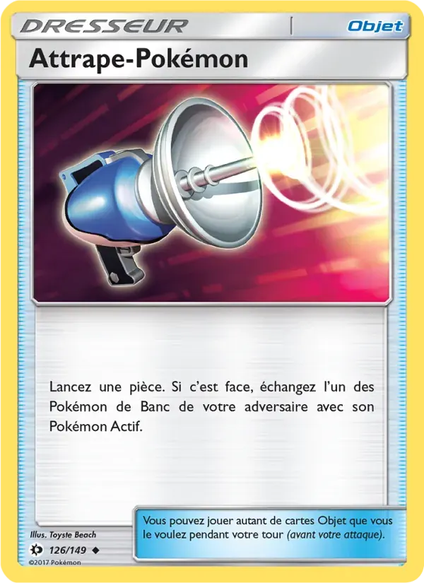 Attrape-Pokémon — Soleil et Lune 126 French Pokémon card