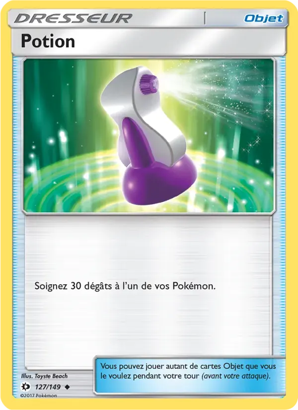 Potion — Soleil et Lune 127 French Pokémon card
