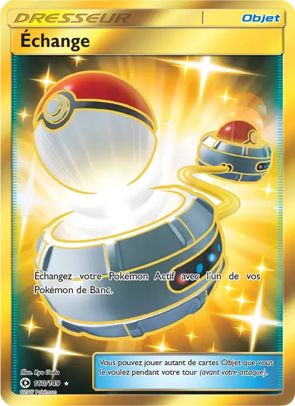 Échange — Soleil et Lune 160 French Pokémon card