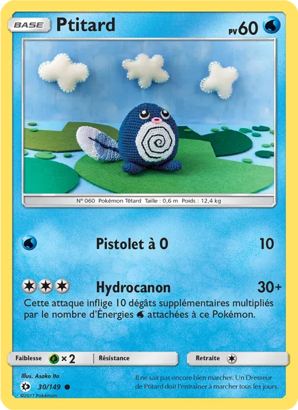 Ptitard — Soleil et Lune 30 French Pokémon card