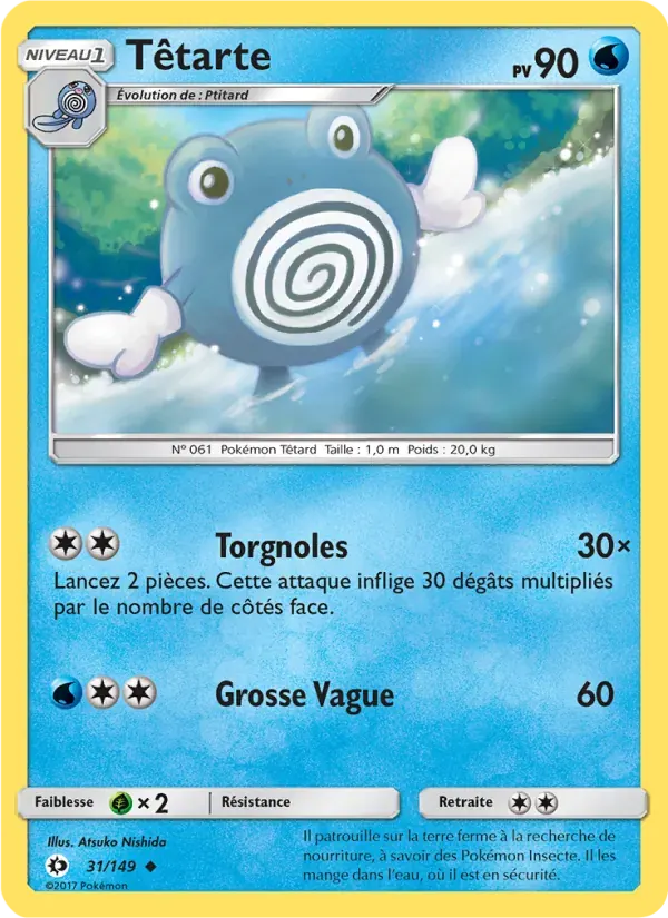 Têtarte — Soleil et Lune 31 French Pokémon card