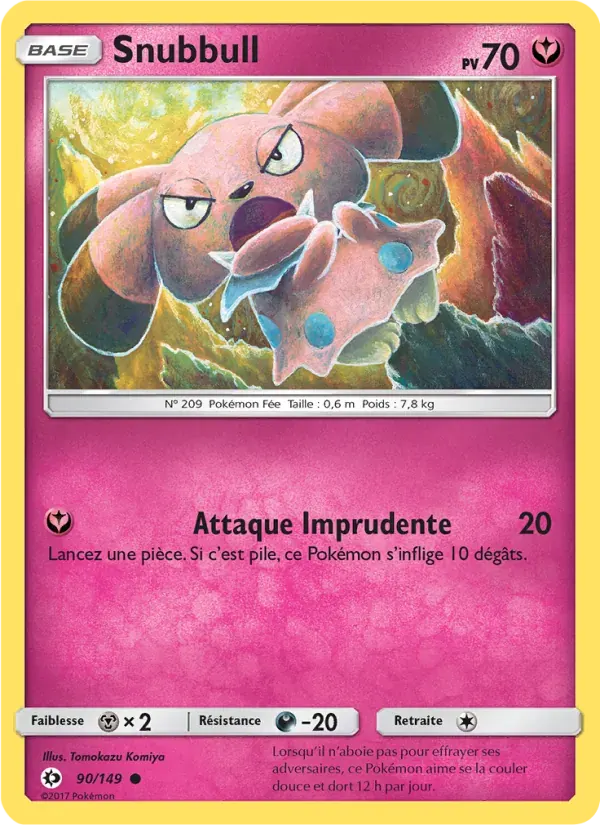 Snubbull — Soleil et Lune 90 French Pokémon card