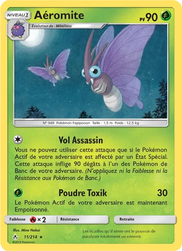 Aéromite — Alliance Infaillible 11 French Pokémon card