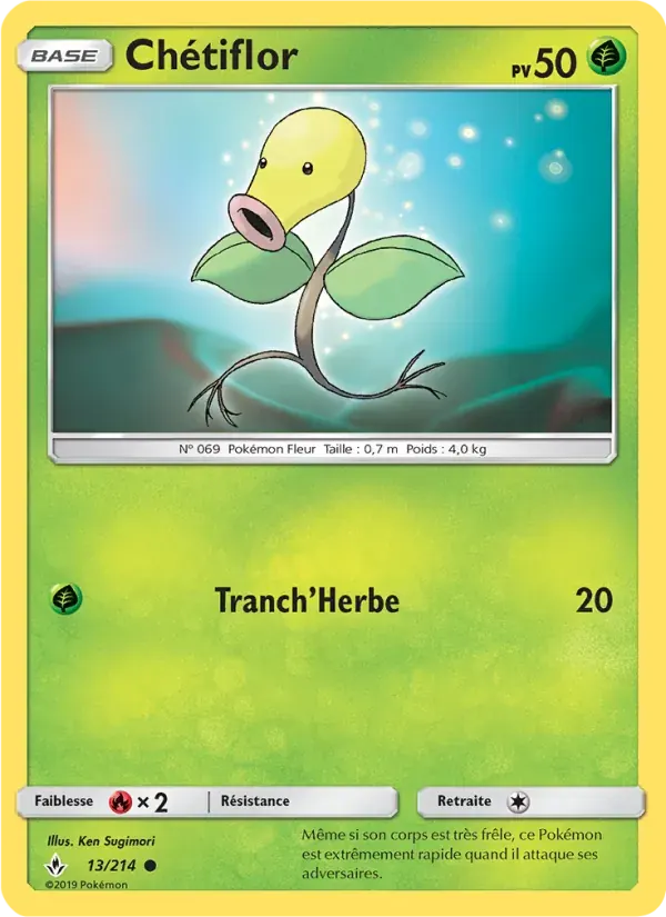 Chétiflor — Alliance Infaillible 13 French Pokémon card