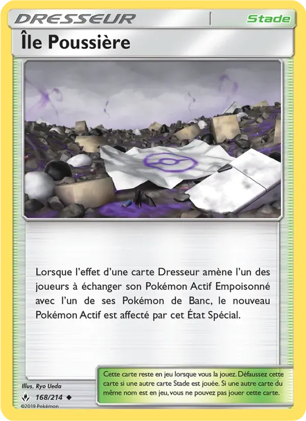 Île Poussière — Alliance Infaillible 168 French Pokémon card