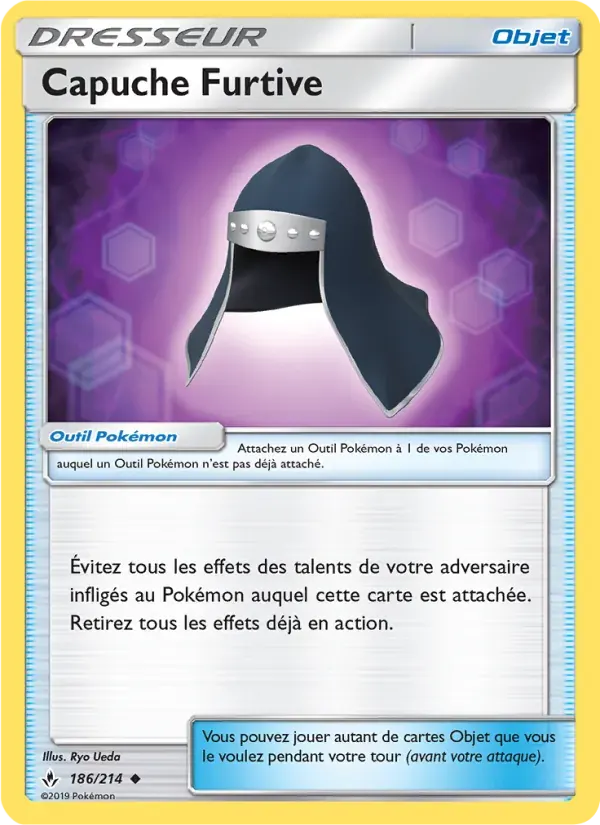 Capuche Furtive — Alliance Infaillible 186 French Pokémon card