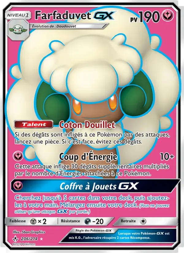 Farfaduvet GX — Alliance Infaillible 206 French Pokémon card