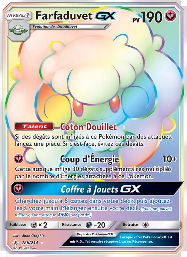 Farfaduvet GX — Alliance Infaillible 226 French Pokémon card