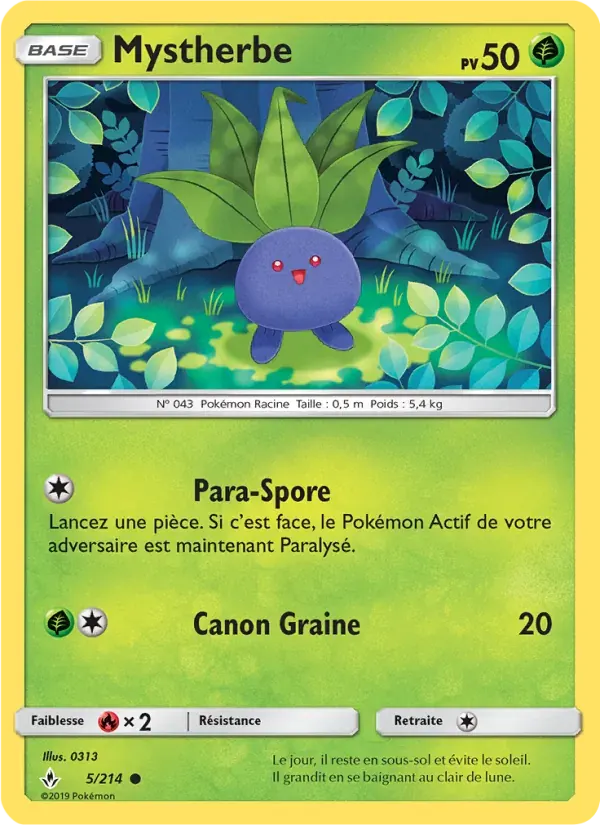 Mystherbe — Alliance Infaillible 5 French Pokémon card