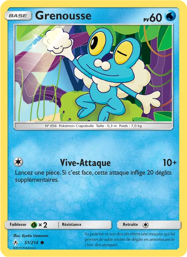Grenousse — Alliance Infaillible 51 French Pokémon card