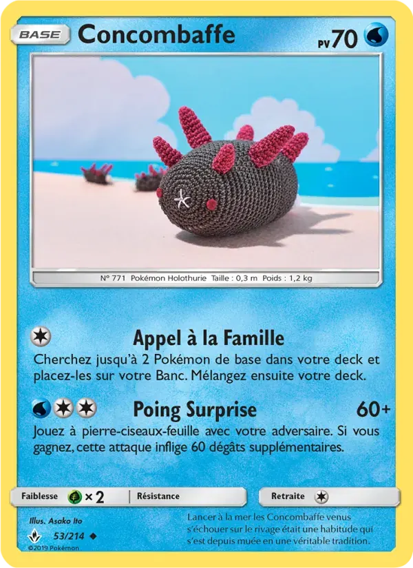 Concombaffe — Alliance Infaillible 53 French Pokémon card
