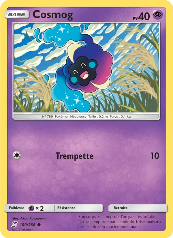 Cosmog — Harmonie des Esprits 100 French Pokémon card