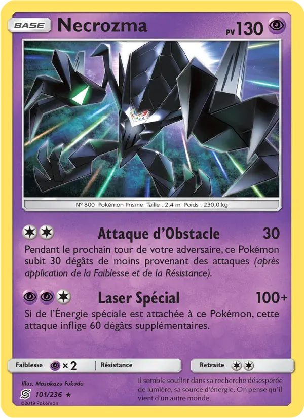 Necrozma — Harmonie des Esprits 101 French Pokémon card