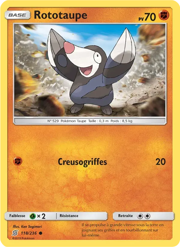 Rototaupe — Harmonie des Esprits 118 French Pokémon card