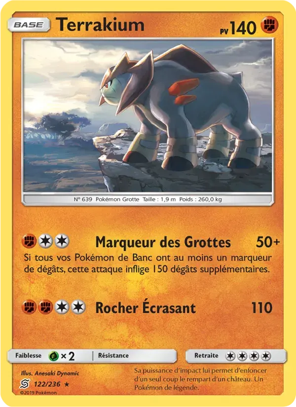 Terrakium — Harmonie des Esprits 122 French Pokémon card