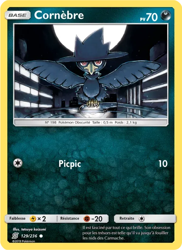 Cornèbre — Harmonie des Esprits 129 French Pokémon card