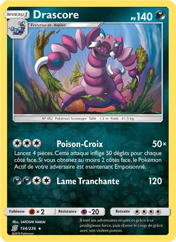 Drascore — Harmonie des Esprits 134 French Pokémon card