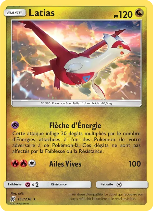 Latias — Harmonie des Esprits 153 French Pokémon card