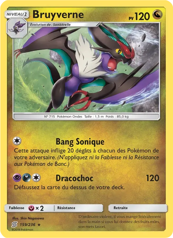 Bruyverne — Harmonie des Esprits 159 French Pokémon card