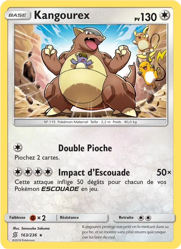 Kangourex — Harmonie des Esprits 163 French Pokémon card