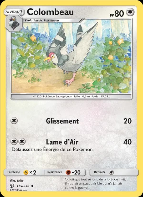 Colombeau — Harmonie des Esprits 175 French Pokémon card