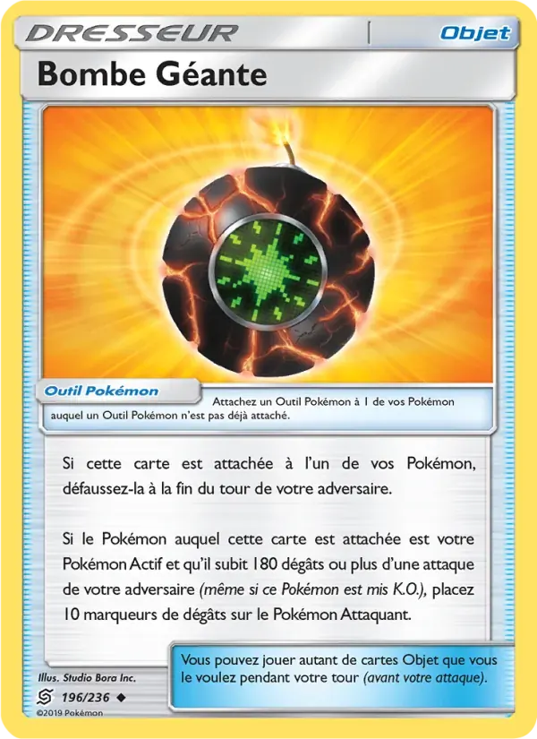 Bombe Géante — Harmonie des Esprits 196 French Pokémon card