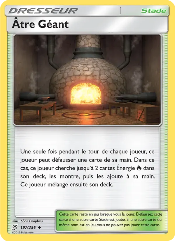 Âtre Géant — Harmonie des Esprits 197 French Pokémon card