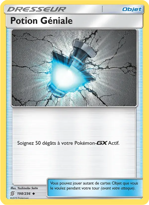 Potion Géniale — Harmonie des Esprits 198 French Pokémon card