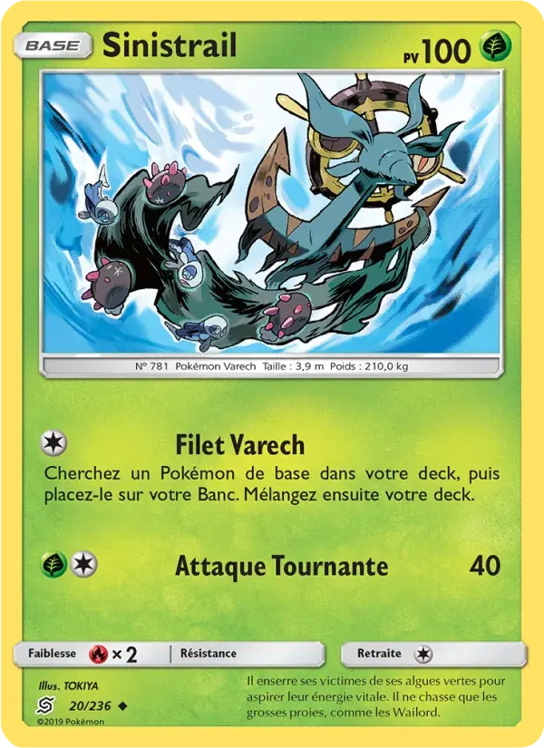 Sinistrail — Harmonie des Esprits 20 French Pokémon card